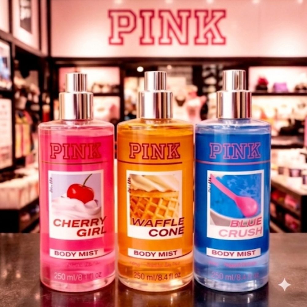 PINK Victoria's Secret Body Mist Trio